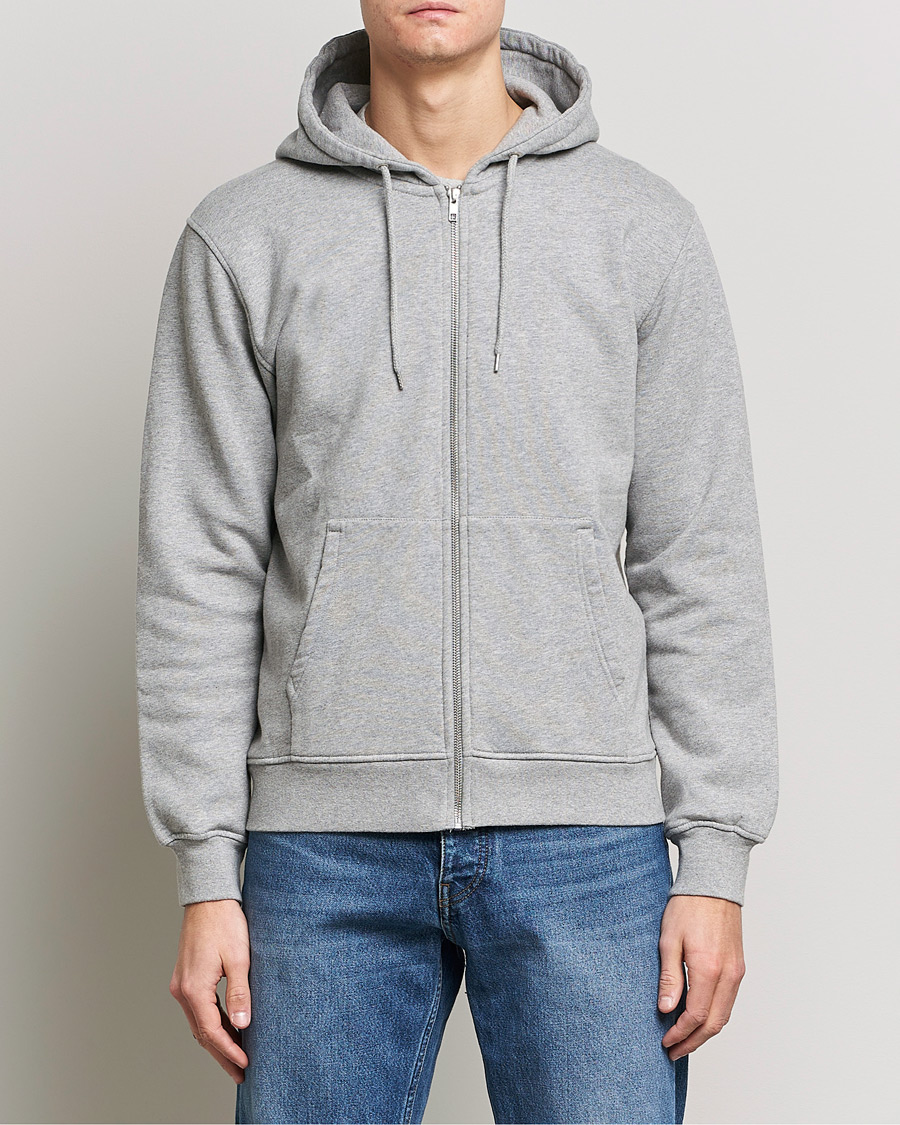 Men | Hooded Sweatshirts | Colorful Standard | Classic Organic Full Zip Hood Heather Grey