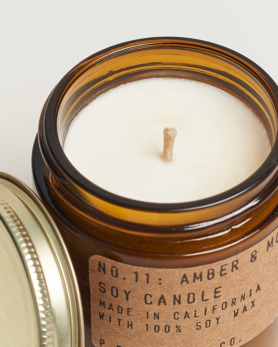 Men | P.F. Candle Co. | P.F. Candle Co. | Soy Candle No. 11 Amber & Moss 99g