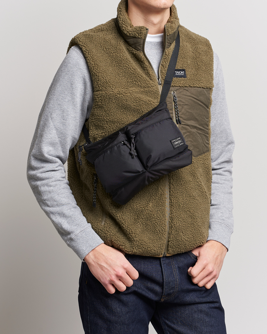 Men | Accessories | Porter-Yoshida & Co. | Force Small Shoulder Bag Black