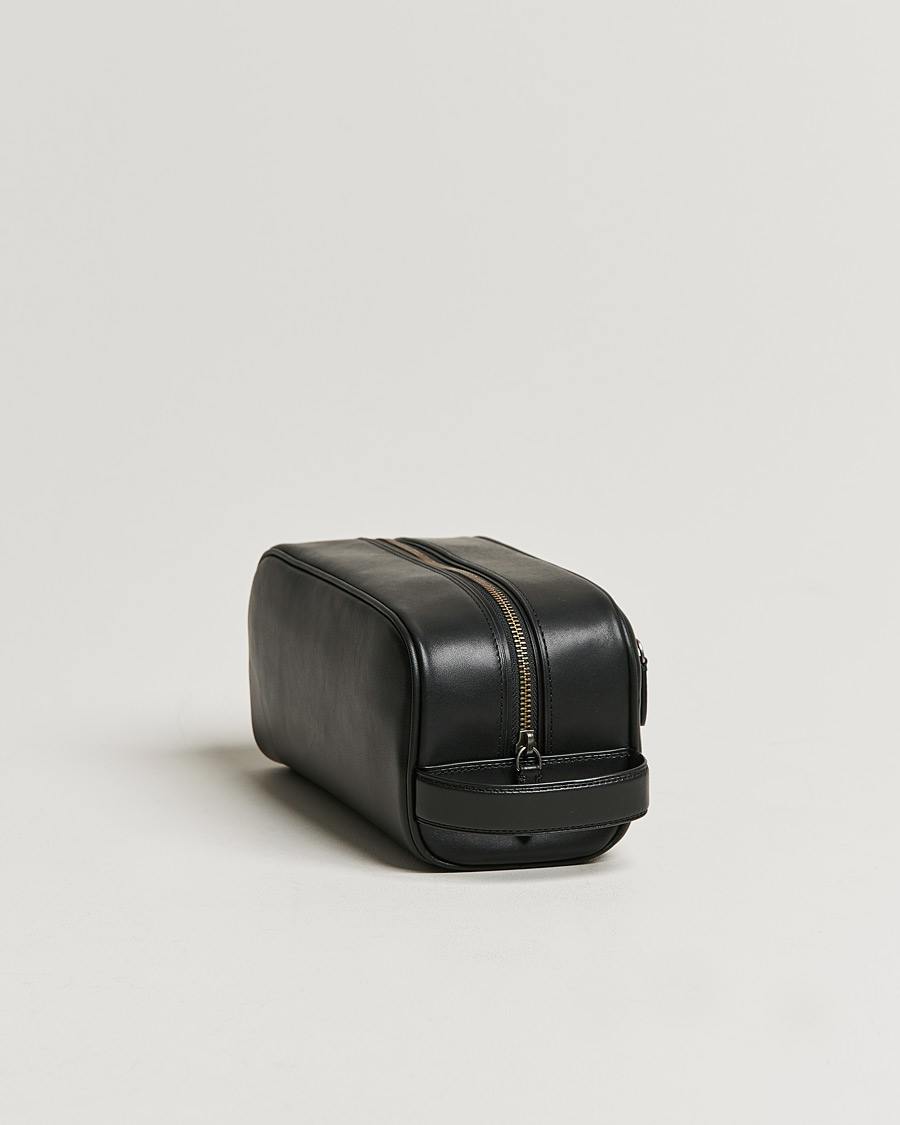 Men | Gifts | Polo Ralph Lauren | Leather Washbag Black
