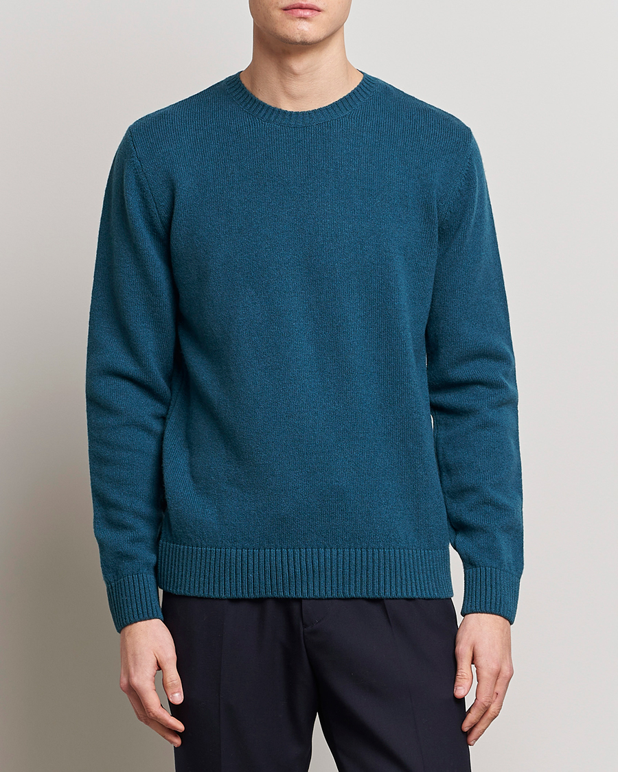 Men | Clothing | Colorful Standard | Classic Merino Wool Crew Neck Ocean Green