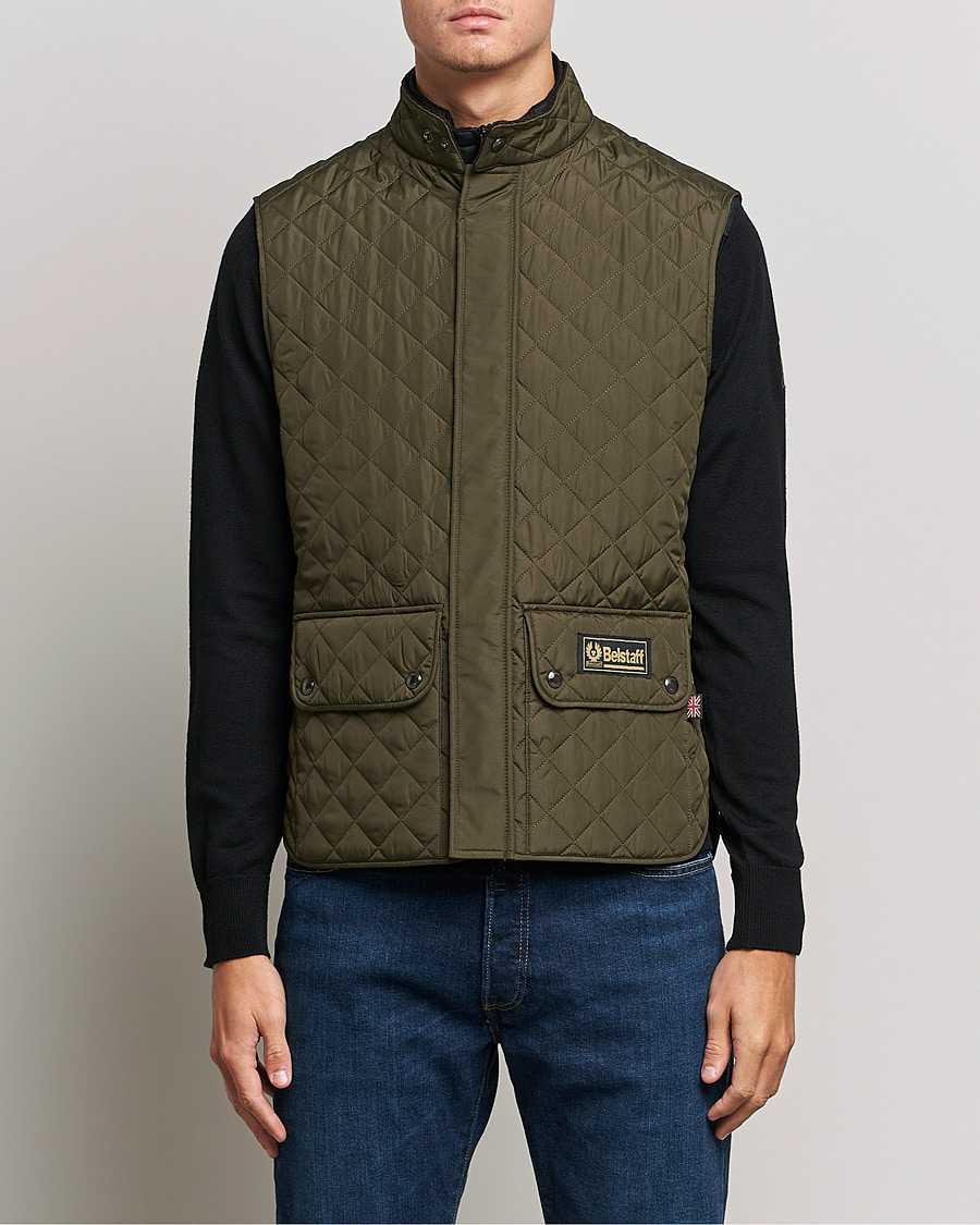 Homme | Gilets | Belstaff | Waistcoat Quilted Faded Olive