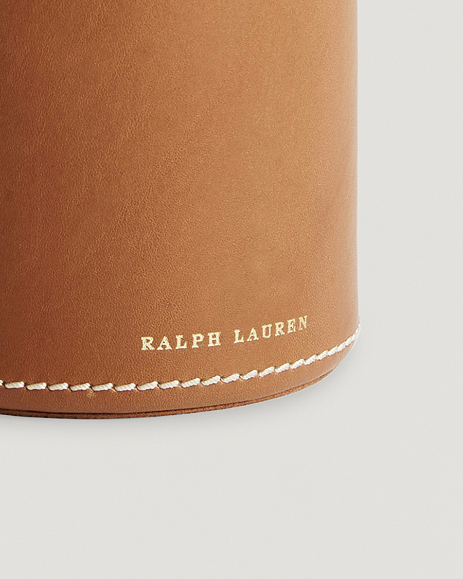 Men | Ralph Lauren Home | Ralph Lauren Home | Brennan Leather Pencil Cup Saddle Brown