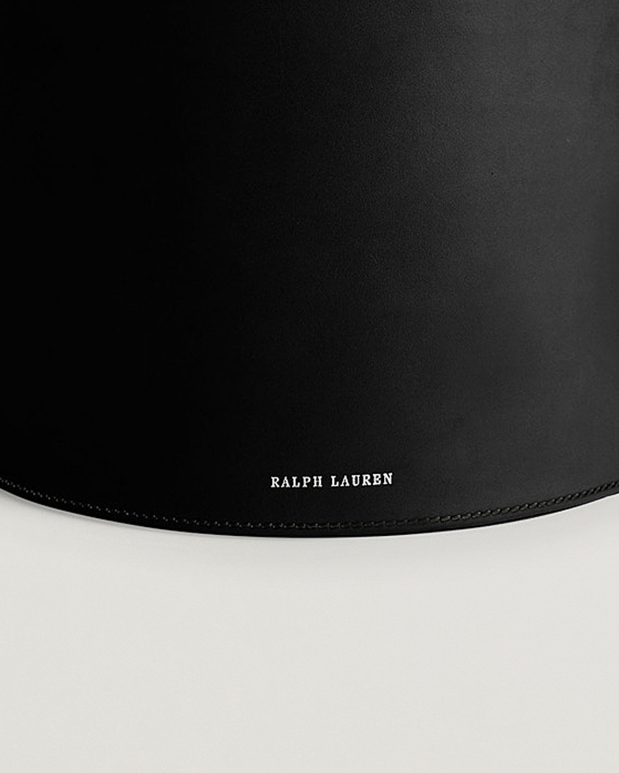 Men | Lifestyle | Ralph Lauren Home | Brennan Leather Waste Bin Black
