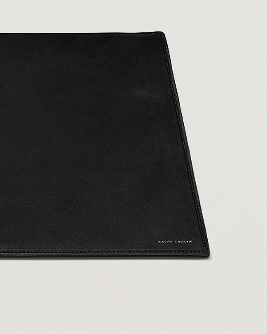Men | Lifestyle | Ralph Lauren Home | Brennan Small Leather Desk Blotter Black