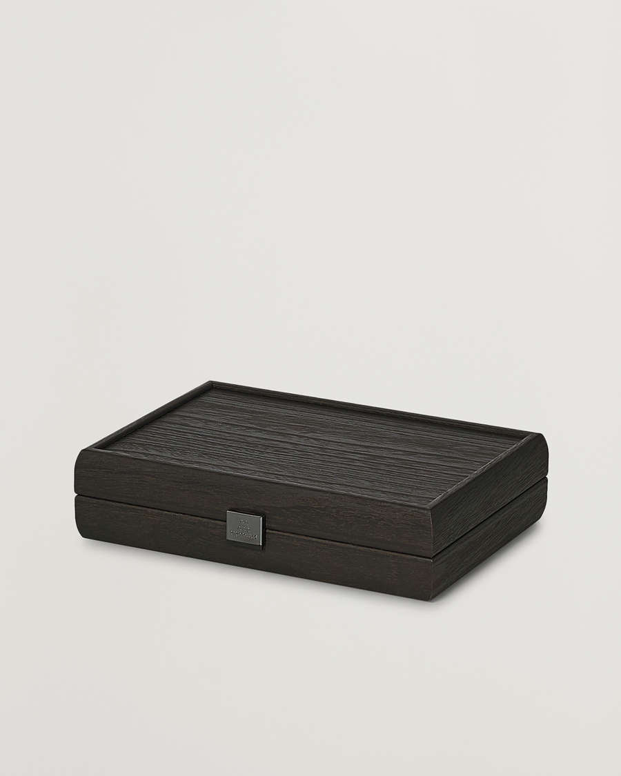 Homme | Jeux | Manopoulos | Wooden Domino Case Black