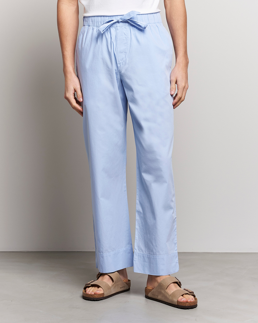 Men | Tekla | Tekla | Poplin Pyjama Pants Light Blue
