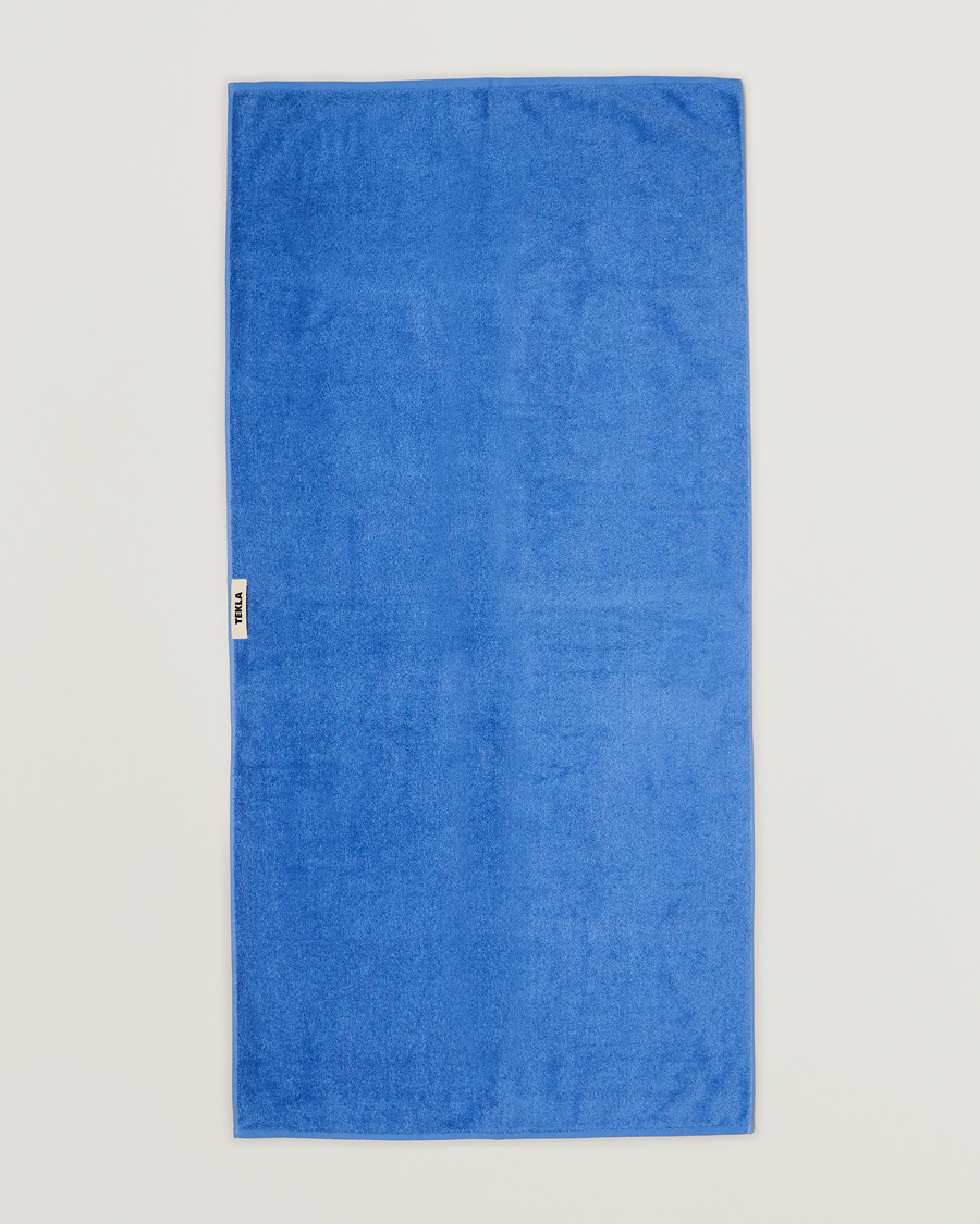 Herr |  | Tekla | Organic Terry Bath Towel Clear Blue