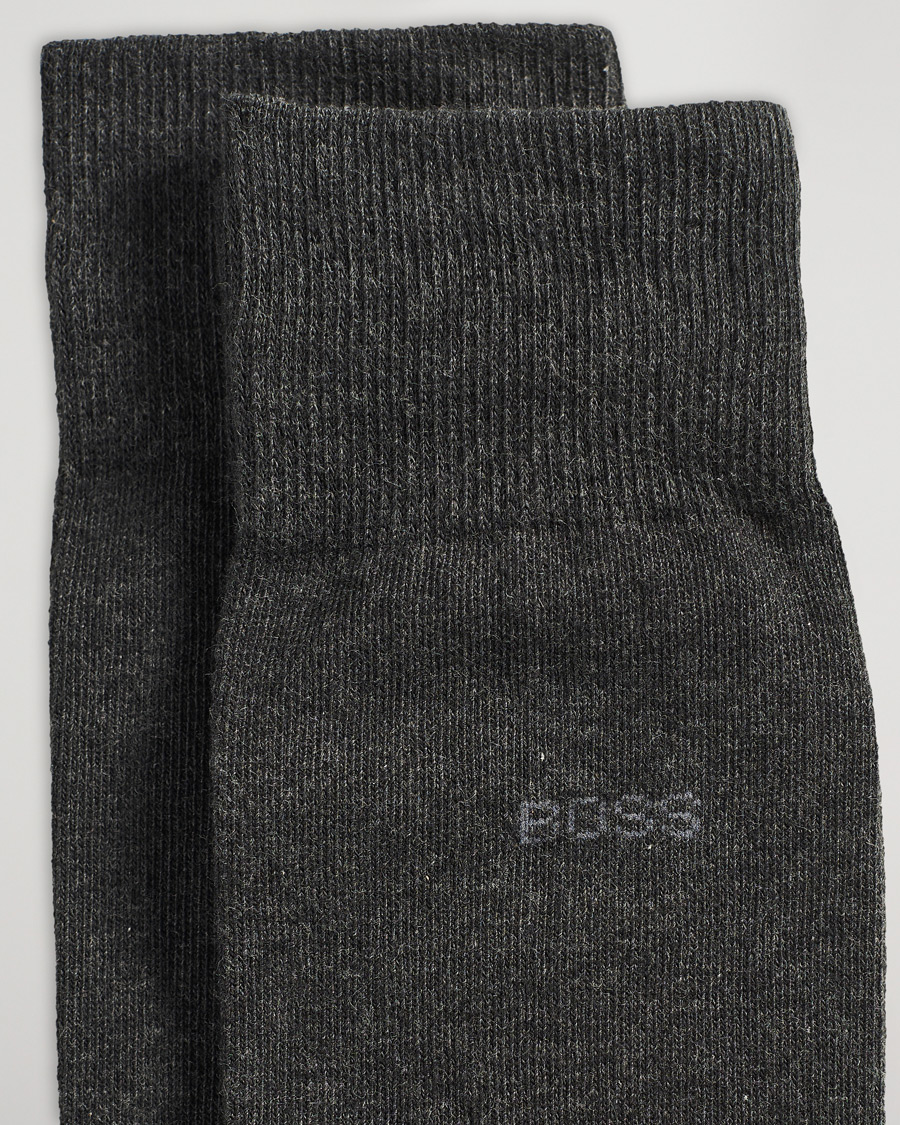 Men | BOSS BLACK | BOSS BLACK | 2-Pack RS Uni Socks Grey