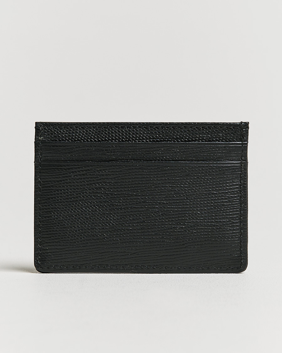 Men | Accessories | BOSS BLACK | Gallery Leather Credit Card Holder Black