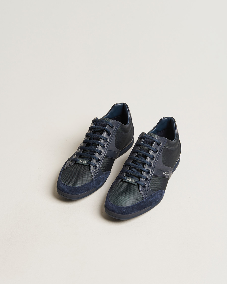 Men | Shoes | BOSS GREEN | Saturn Low Sneaker Navy
