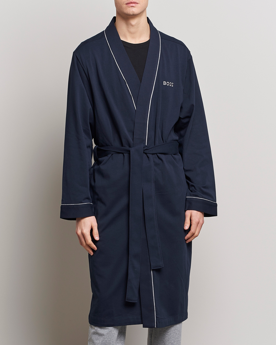 Homme | Peignoirs Et Pyjamas | BOSS BLACK | Kimono Dark Blue
