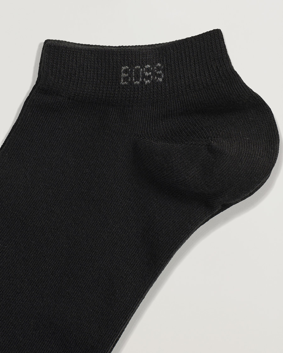 Herr | Ankelstrumpor | BOSS BLACK | 2-Pack Sneaker Socks Black