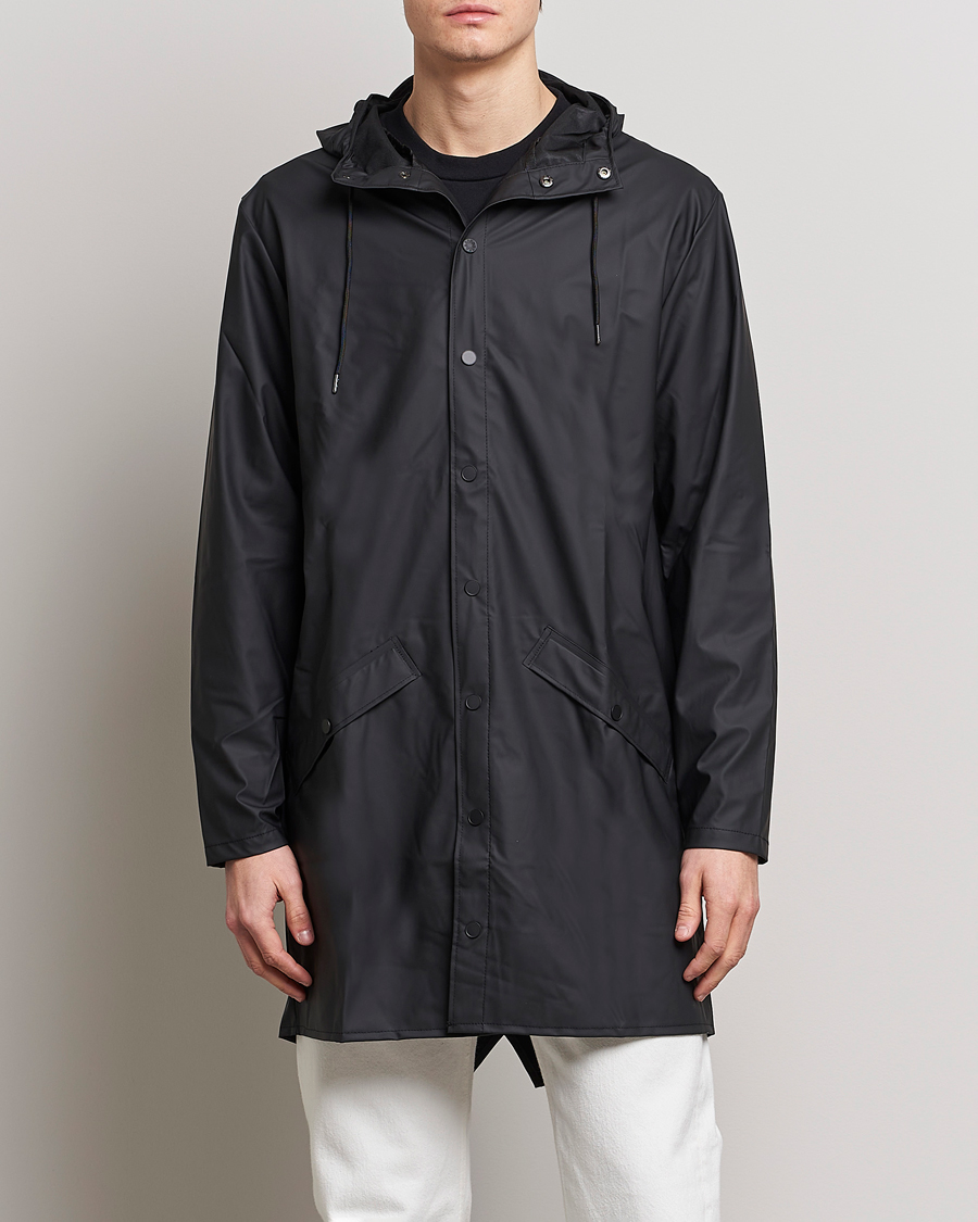 Men | Clothing | RAINS | Long Jacket Black