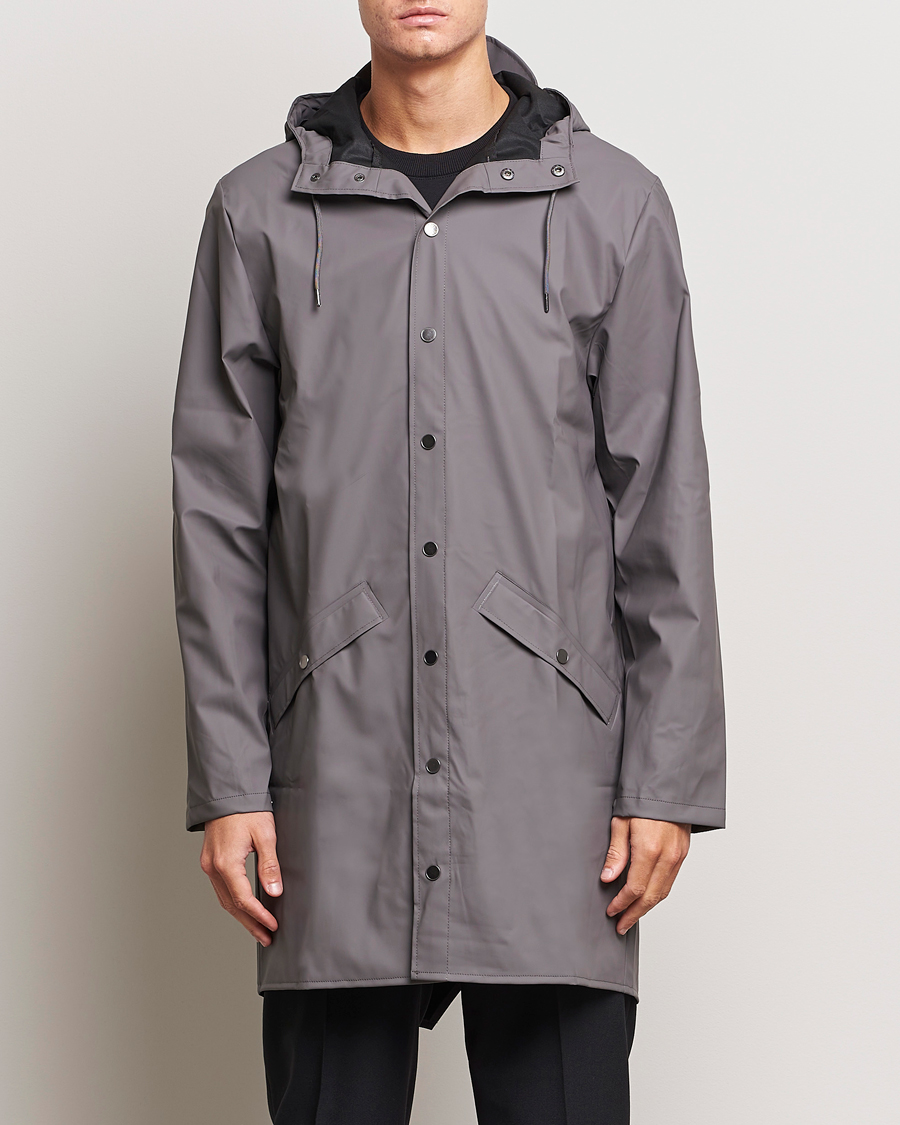 Men | Clothing | RAINS | Long Jacket Grey