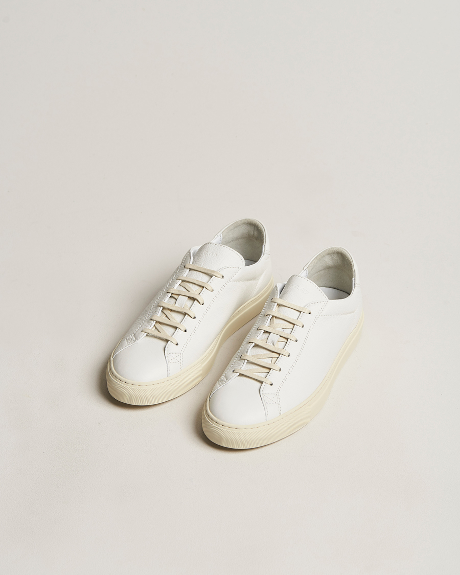 Men | White Sneakers | CQP | Racquet Sr Sneakers Classic White Leather
