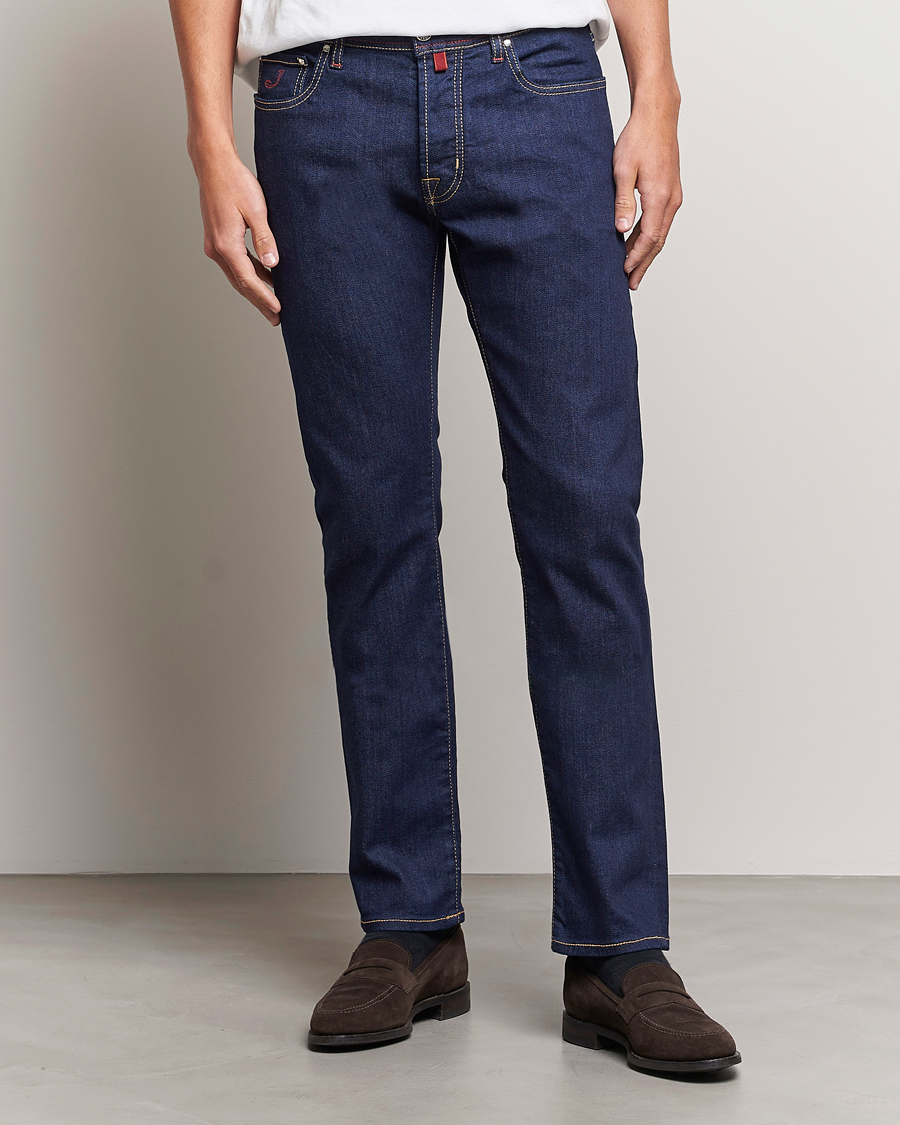 Men | Blue jeans | Jacob Cohën | Bard 688 Slim Fit Stretch Jeans Rinse