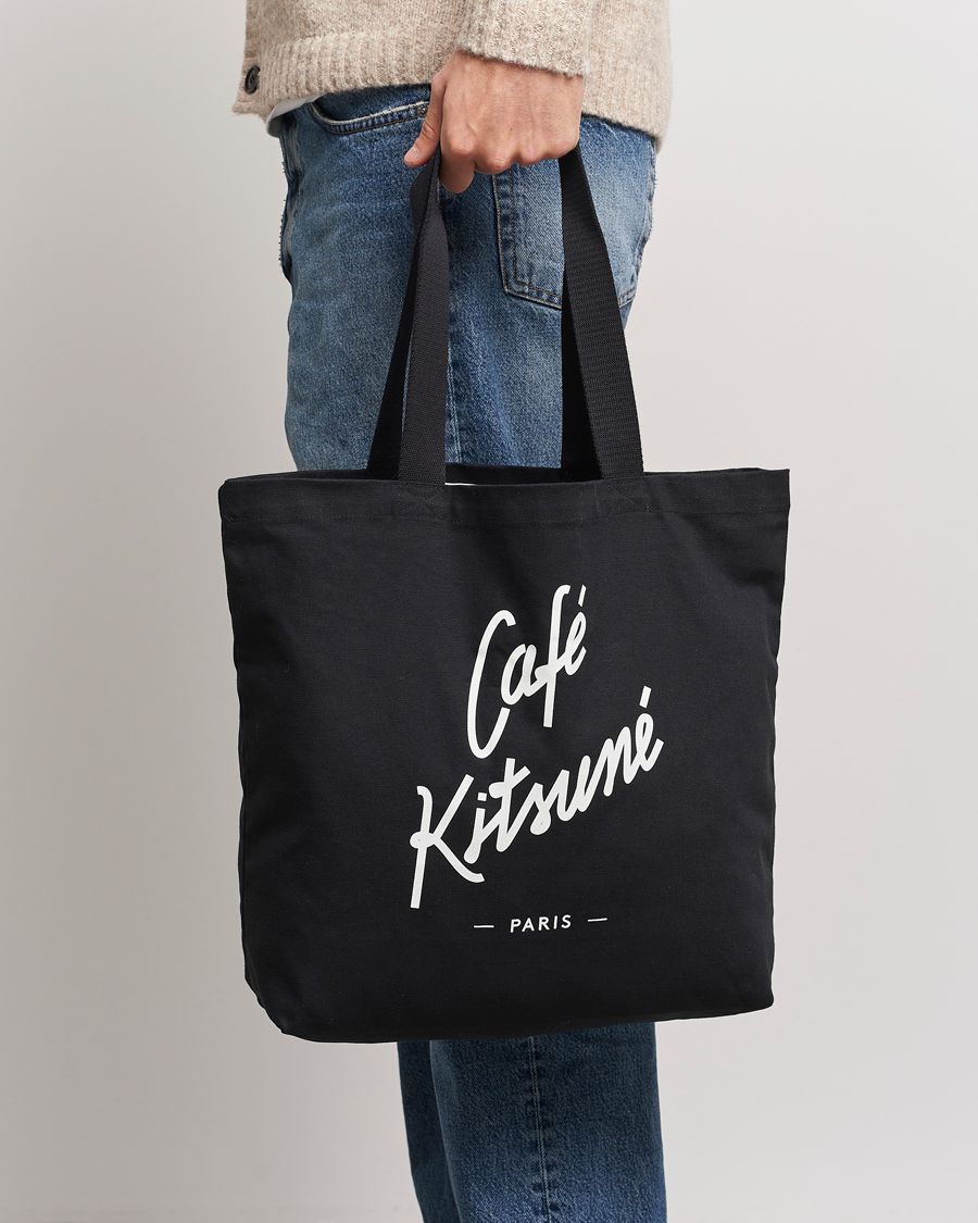 Herr | Väskor | Café Kitsuné | Tote Bag Black