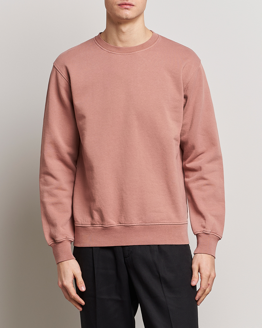 Men | Gifts | Colorful Standard | Classic Organic Crew Neck Sweat Rosewood Mist