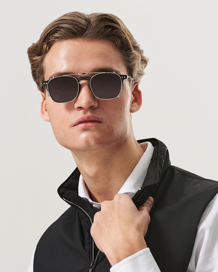 Men | Luxury Brands | Brioni | BR0097S Sunglasses Black/Grey