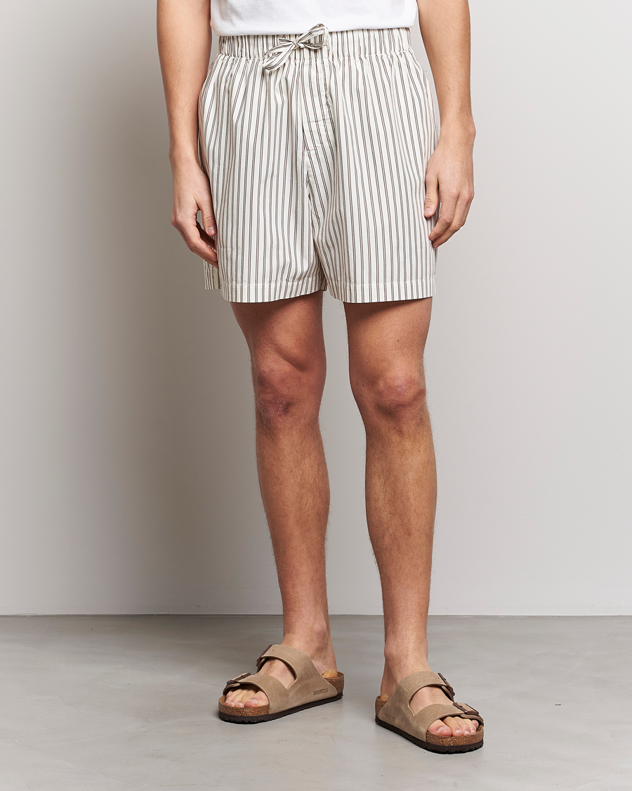 Herr | Pyjamas & Morgonrockar | Tekla | Poplin Pyjama Shorts Hopper Stripes