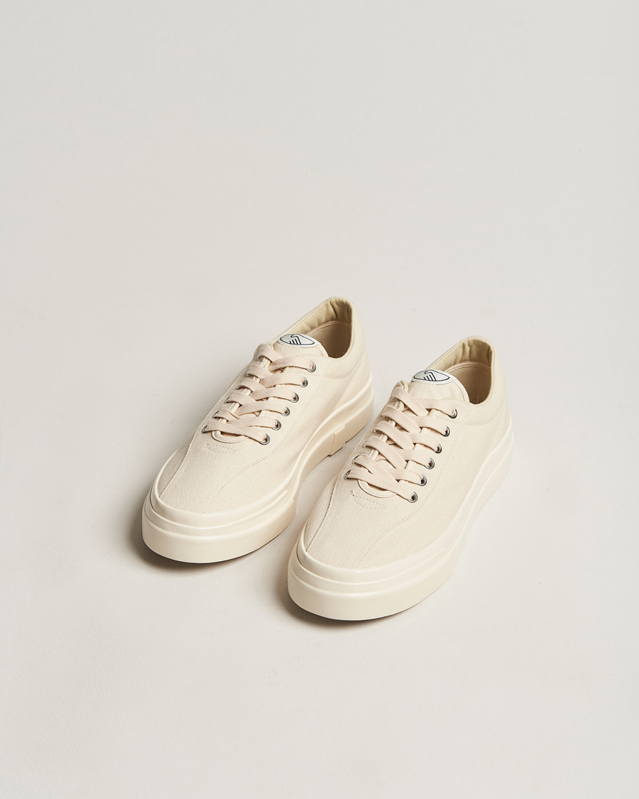 Homme | Chaussures | Stepney Workers Club | Dellow Canvas Sneaker Ecru Raw