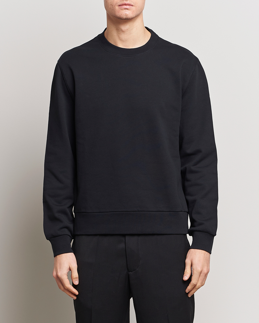 Men |  | Filippa K | Gustaf Cotton Sweatshirt Black