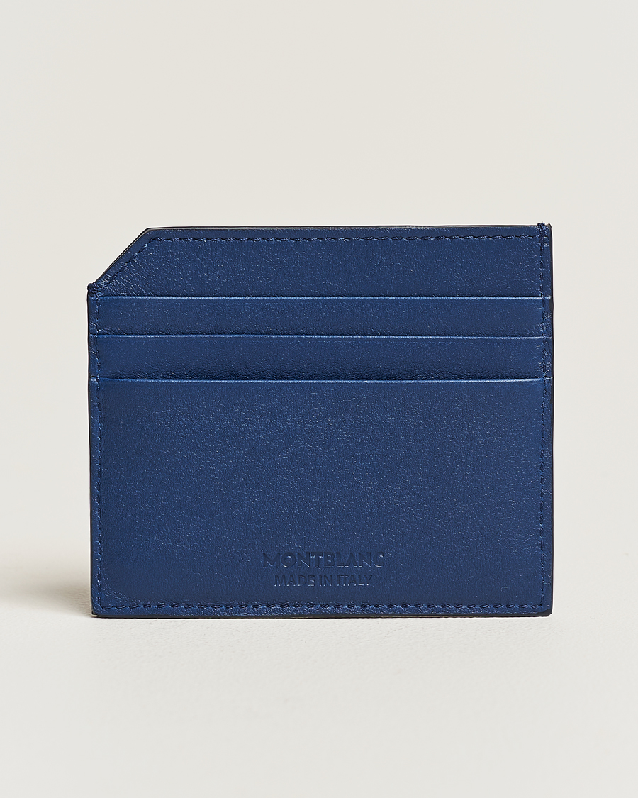 Men | Cardholders | Montblanc | Meisterstück Selection Soft Card Holder 6cc Cobalt Blue