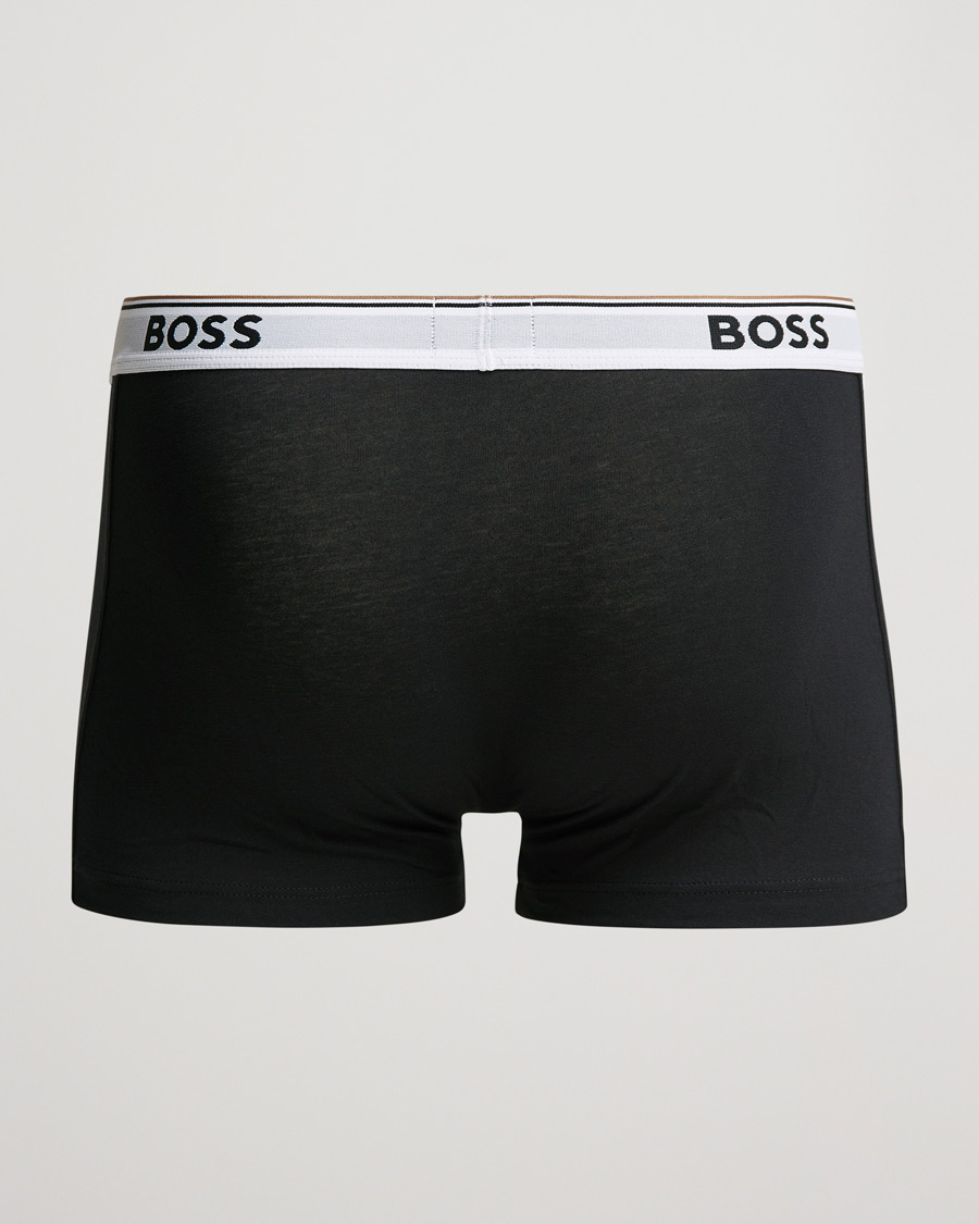 Men | Trunks | BOSS BLACK | 3-Pack Trunk Boxer Shorts Black/White