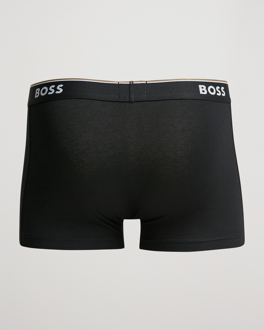 Men | Underwear | BOSS BLACK | 3-Pack Trunk Boxer Shorts White/Grey/Black