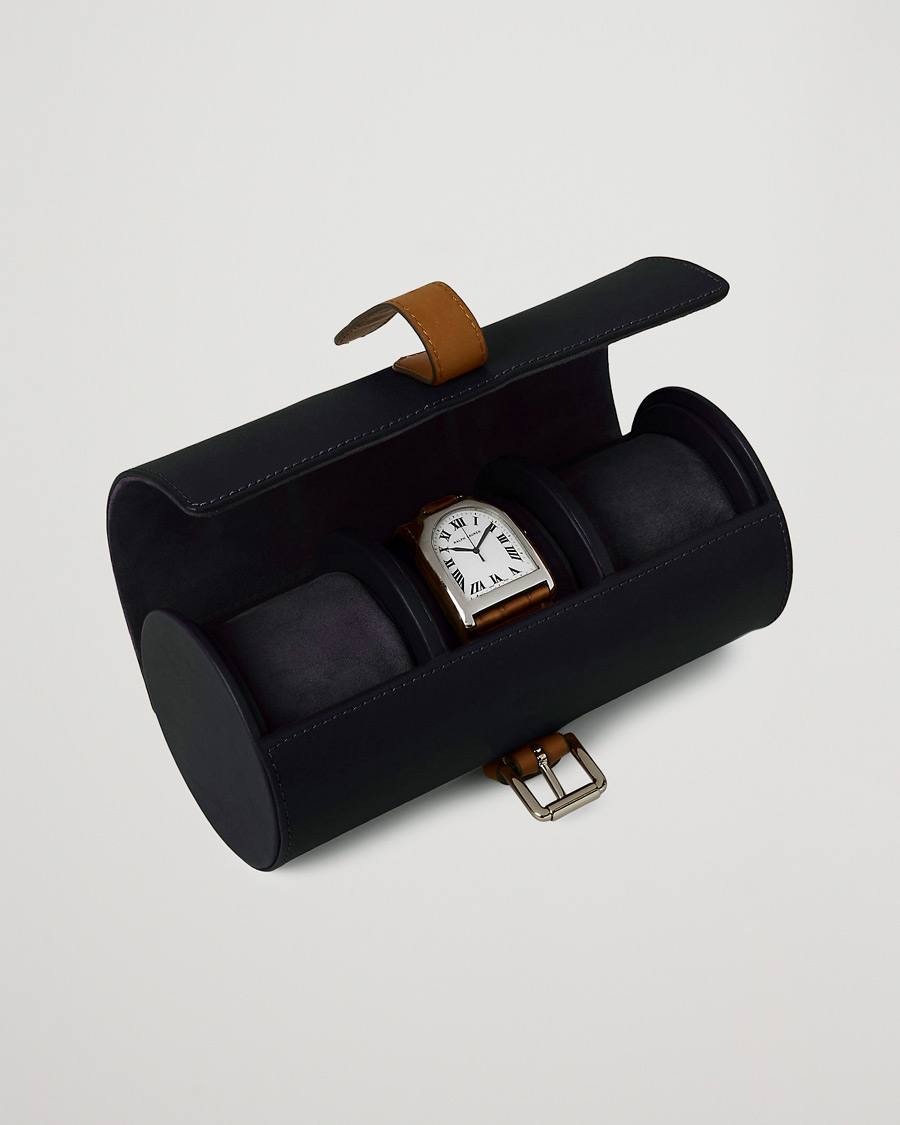 Men | Gifts | Ralph Lauren Home | Toledo Leather Watch Case Navy
