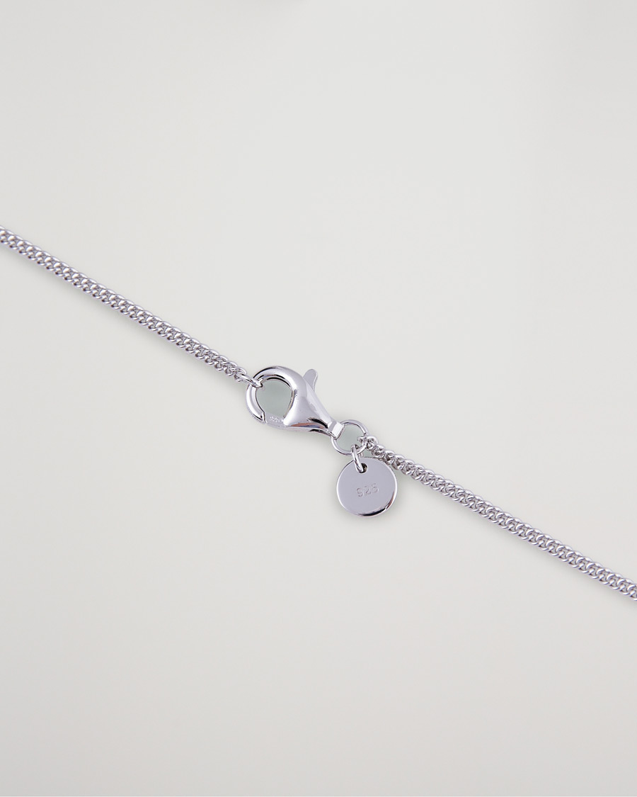 Herr |  | Tom Wood | Curb Chain Slim Necklace Silver