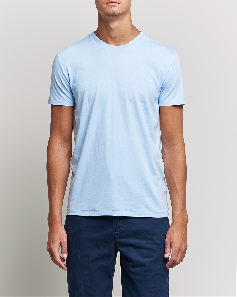 Men | T-Shirts | Polo Ralph Lauren | 3-Pack Crew Neck T-Shirt Navy/Light Navy/Elite Blue