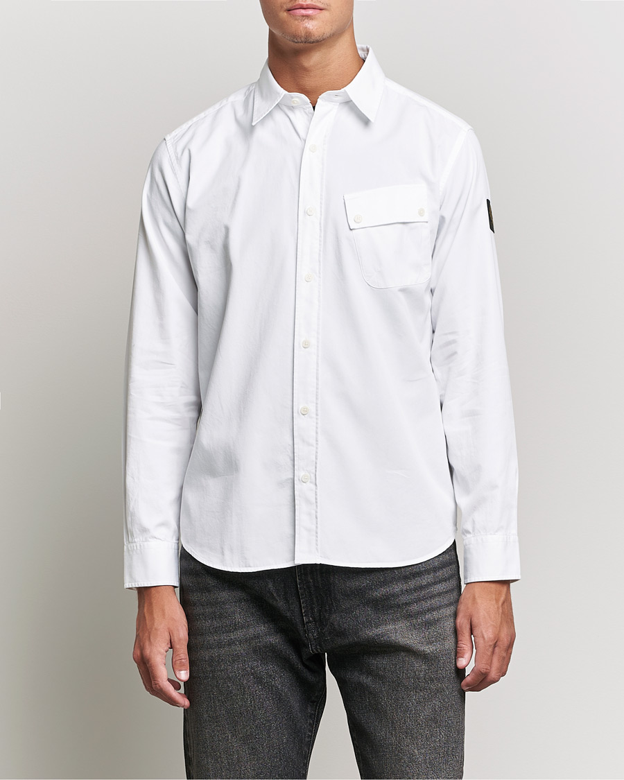 Men | Clothing | Belstaff | Pitch Cotton Pocket Shirt White