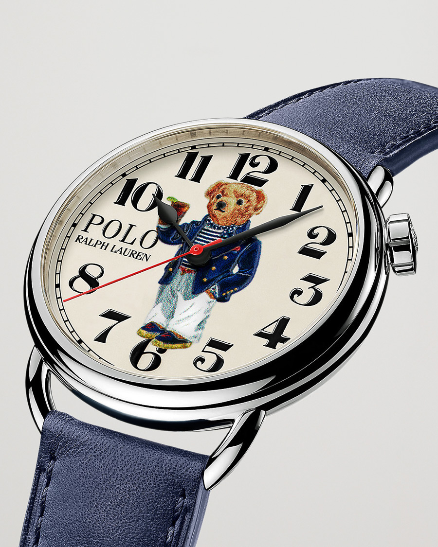 Men | Gifts | Polo Ralph Lauren | 42mm Automatic Riviera Bear White Dial 