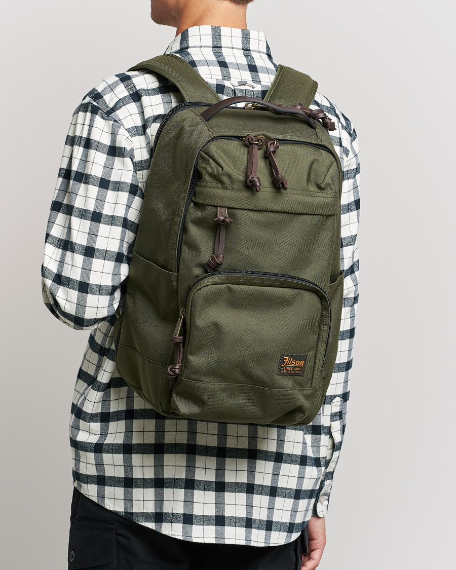 Herr | Accessoarer | Filson | Dryden Cordura Nylon Backpack Otter Green
