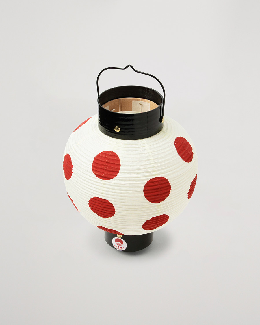 Men | Lifestyle | Beams Japan | Polka Dot Paper Lantern Red