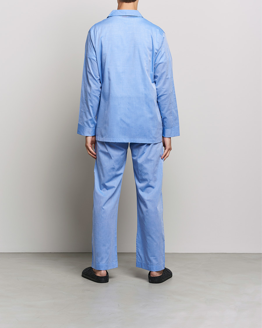 Men | Clothing | Derek Rose | Cotton Pyjama Set Blue