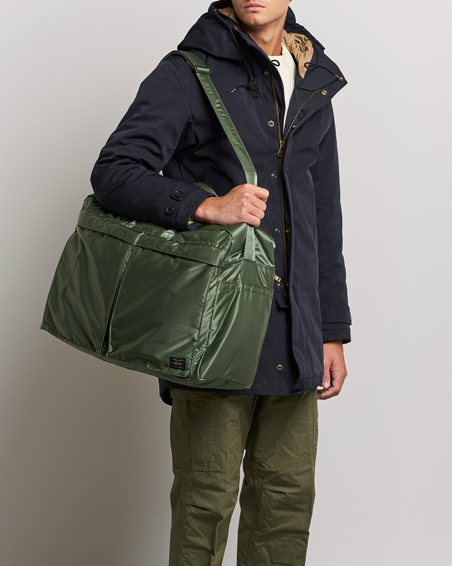 Men | Weekend Bags | Porter-Yoshida & Co. | Tanker 2Way Boston Weekender Sage Green