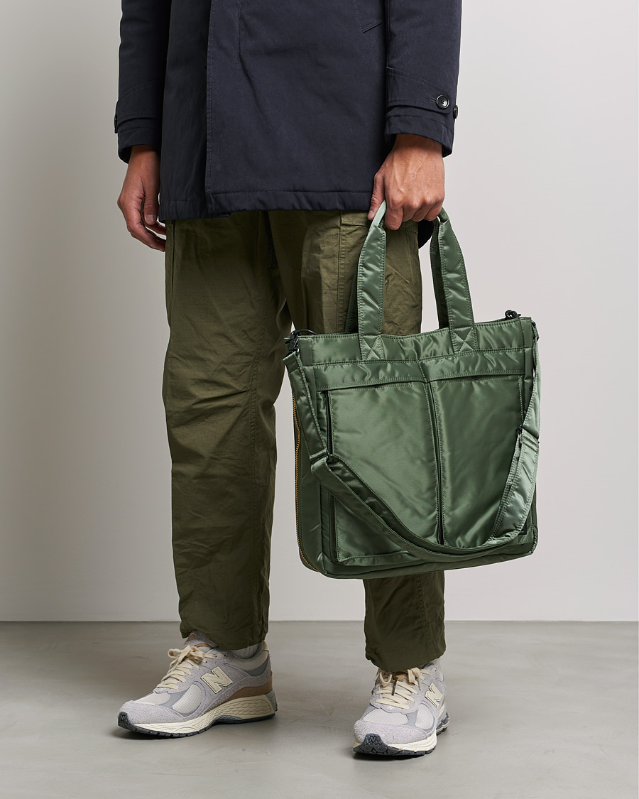 Men | Accessories | Porter-Yoshida & Co. | Tanker Tote Bag Sage Green