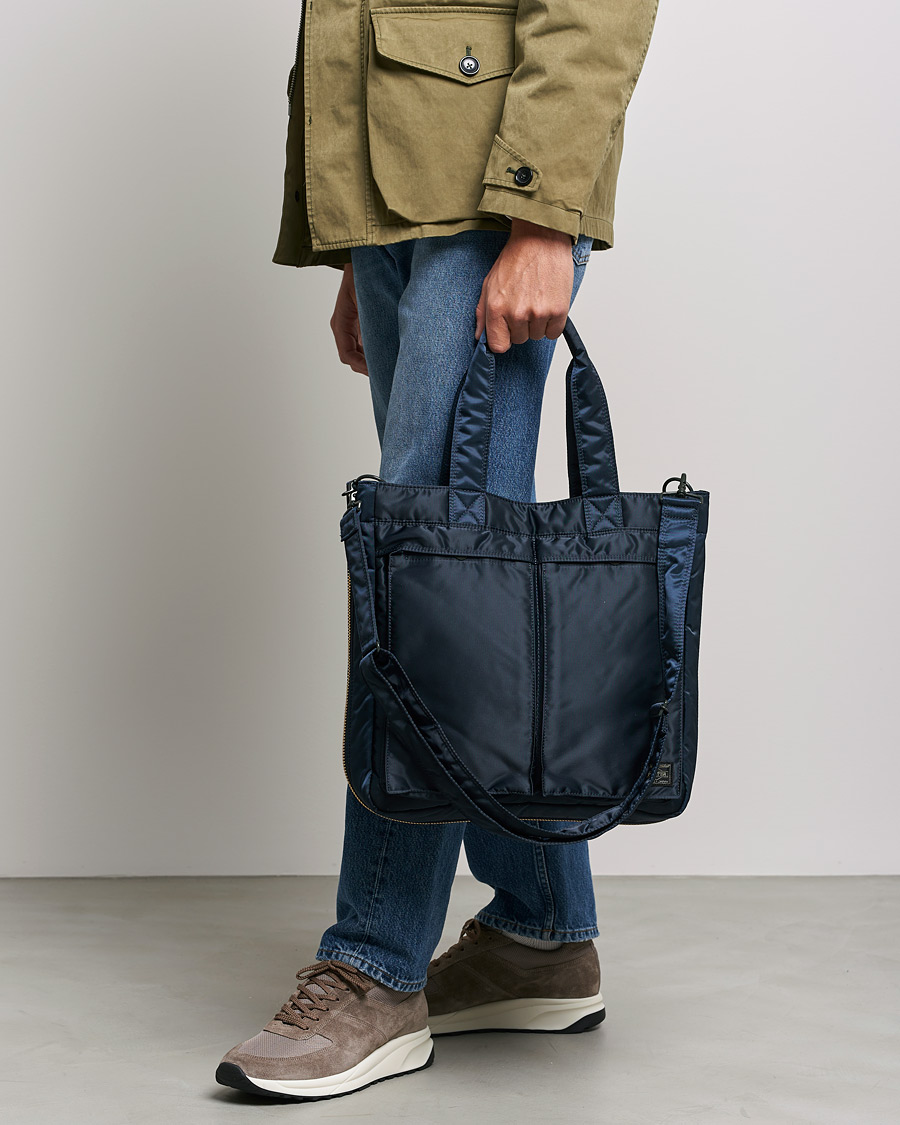 Men | Accessories | Porter-Yoshida & Co. | Tanker Tote Bag Iron Blue