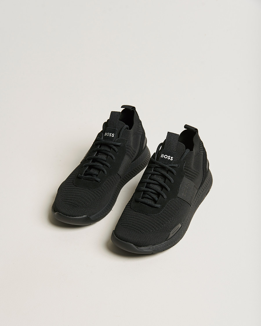 Men | Shoes | BOSS BLACK | Titanium Running Sneaker Black