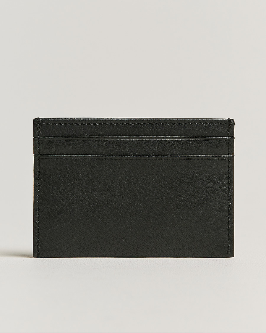 Men | Accessories | BOSS BLACK | Signature Leather Card Holder Black