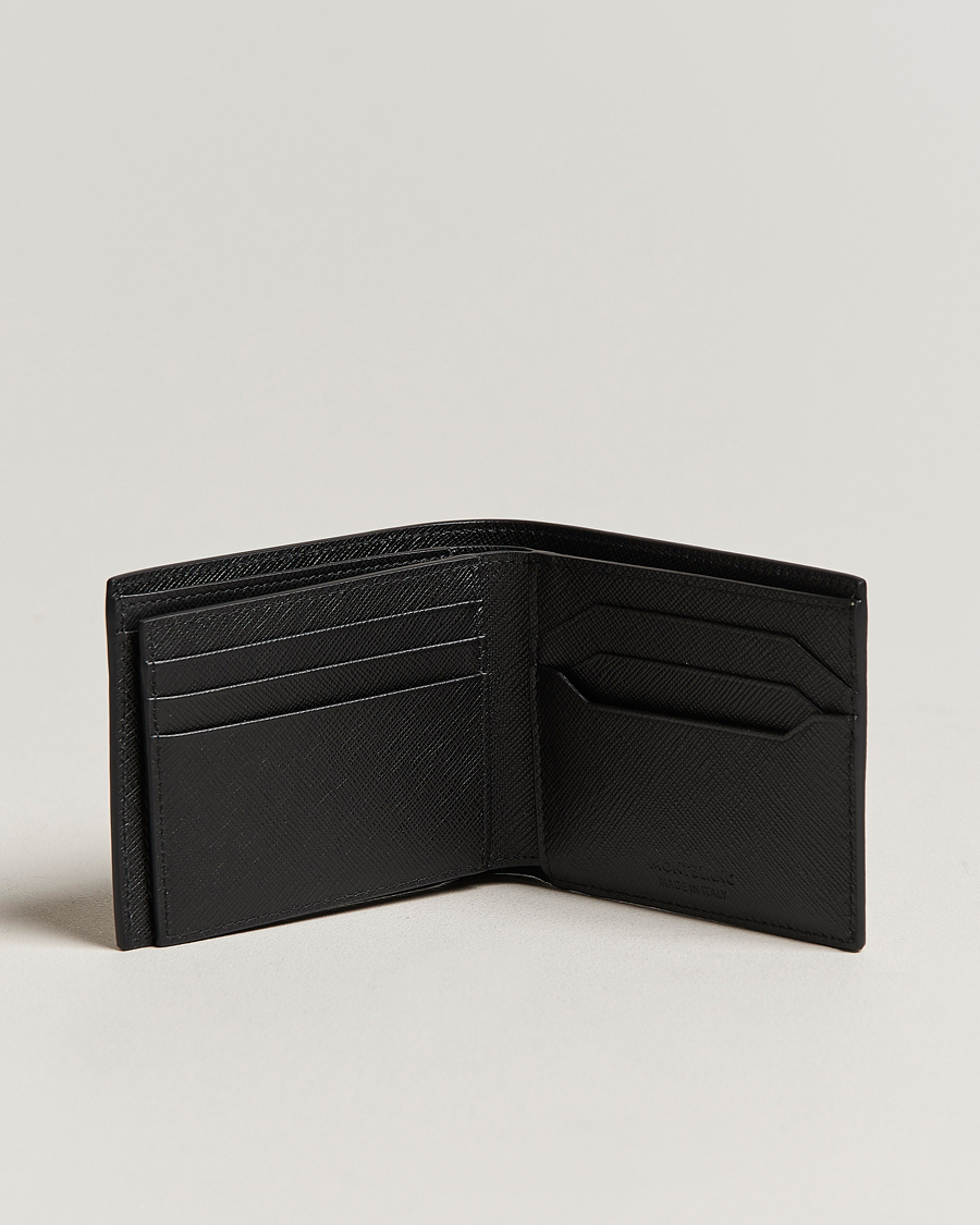 Men | Bi-fold & Zip Wallets | Montblanc | Sartorial Wallet 6cc with 2 View Pockets Black