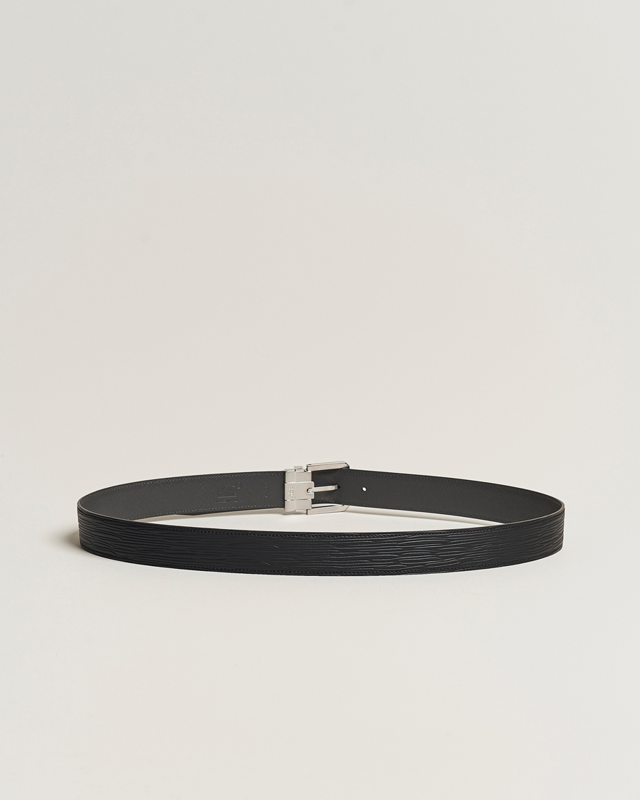 Men | Leather Belts | Montblanc | 35mm Leather Belt Black