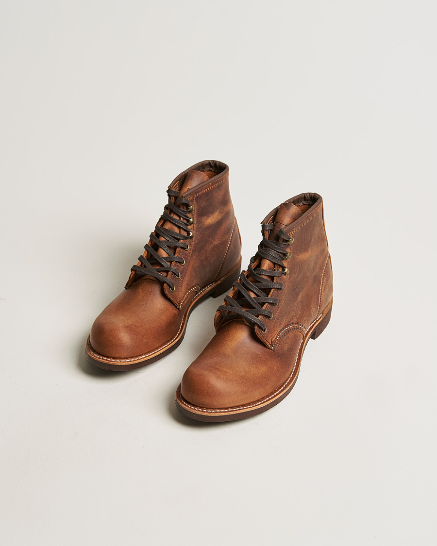 Men | Lace-up Boots | Red Wing Shoes | Blacksmith Boot Copper Rough/Tough Leather