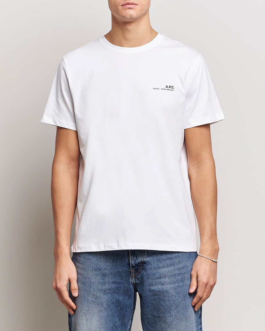 Homme | T-shirts | A.P.C. | Item T-Shirt White