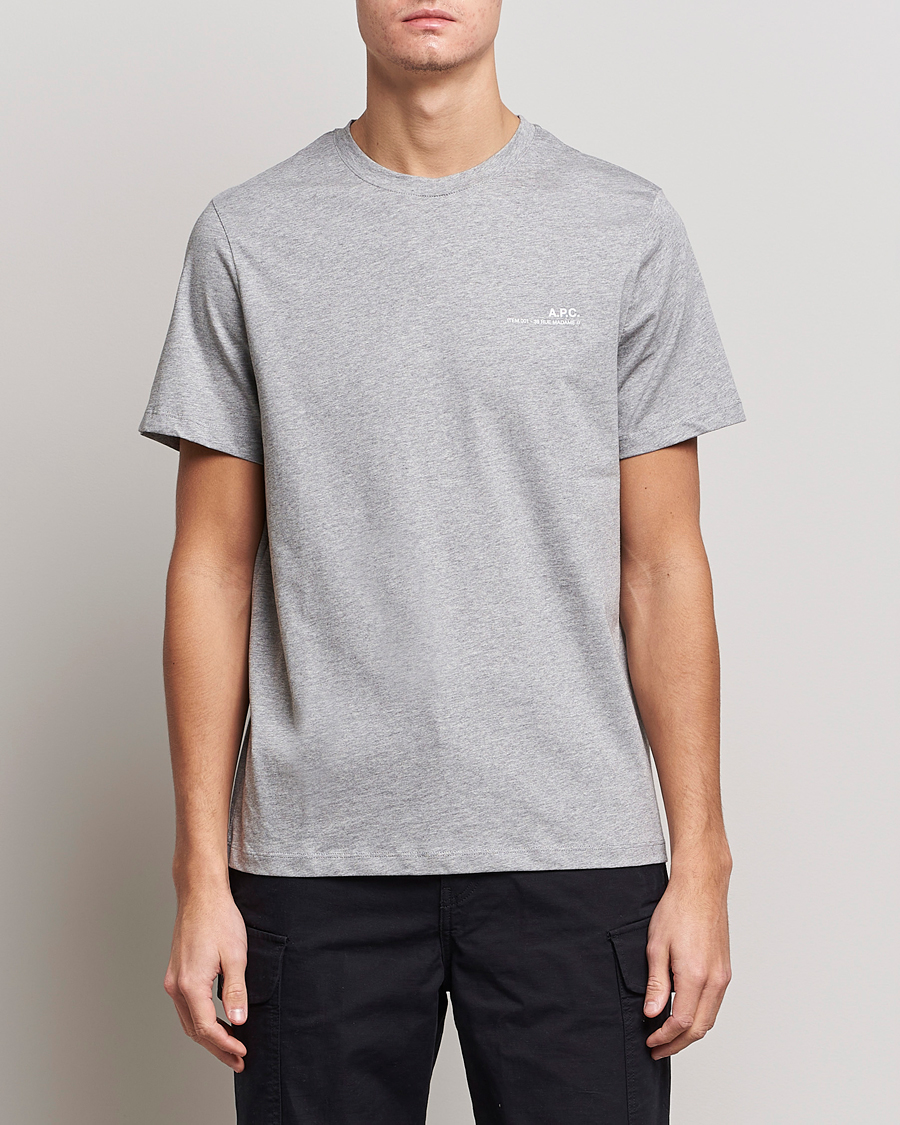 Homme | T-shirts | A.P.C. | Item T-Shirt Heather Grey