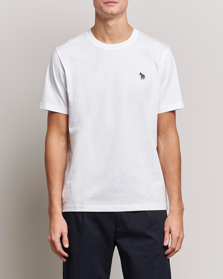 Men | Clothing | PS Paul Smith | Classic Organic Cotton Zebra T-Shirt White