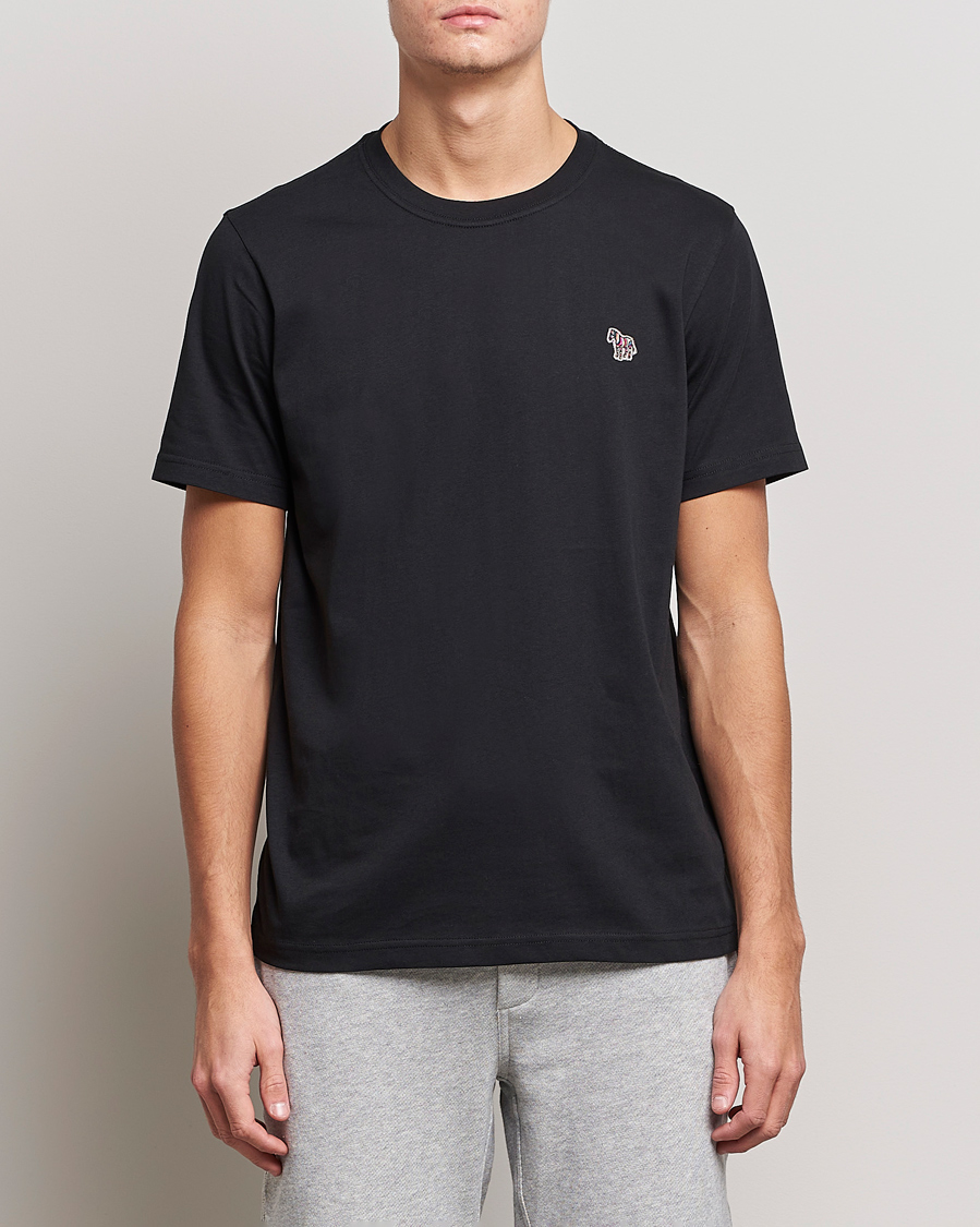 Men | Clothing | PS Paul Smith | Classic Organic Cotton Zebra T-Shirt Black